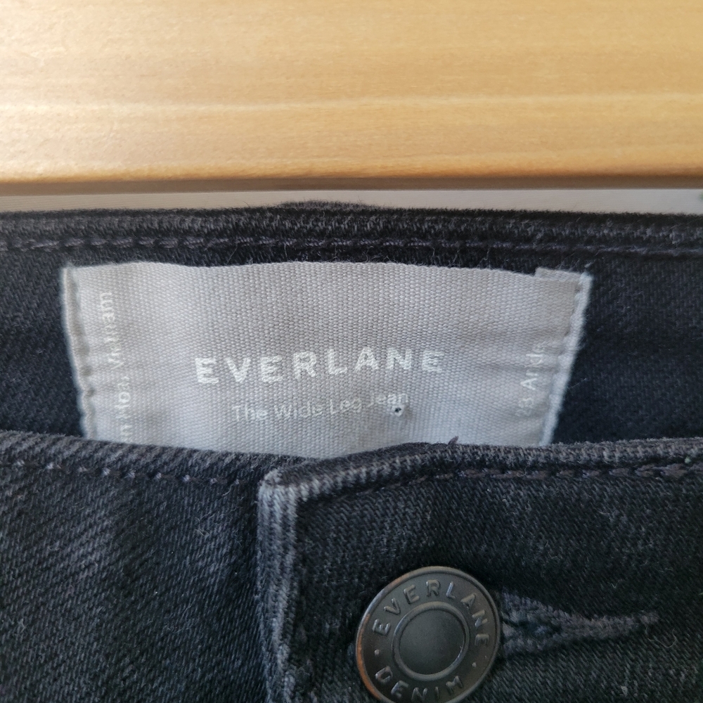 Everlane The Wide Leg Denim Jeans 28 Ankle - Picture 13 of 16